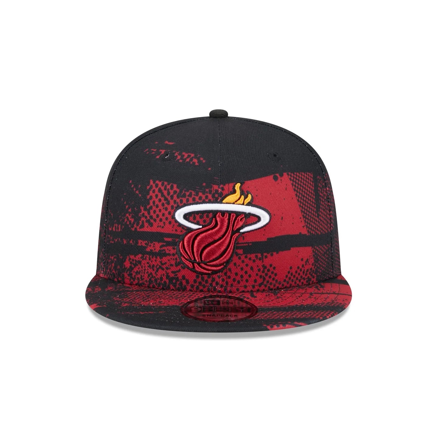 Miami Heat Hat - Black Red NBA 2024 Tip Off 9Fifty Snapback Cap - New Era
